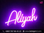 LED Neon Sign Name Plate Price in Bangladesh