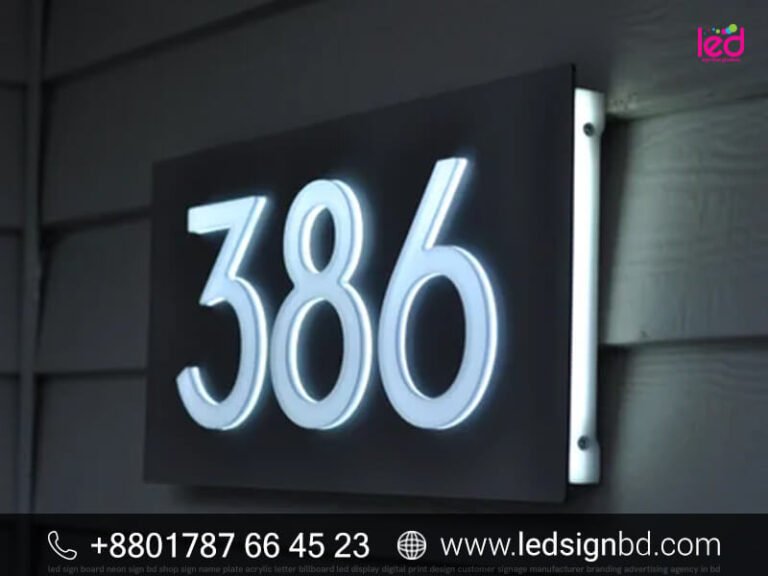 3D Acrylic SS Letter Signs Pricing & Designs in Bangladesh