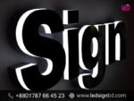 Acrylic & LED High Letter Signs in Bangladesh Custom Signage Solutions