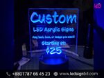 Acrylic LED Signs Quality and Customization