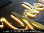 3D Gold SS Shop Sign Letter Price in BD