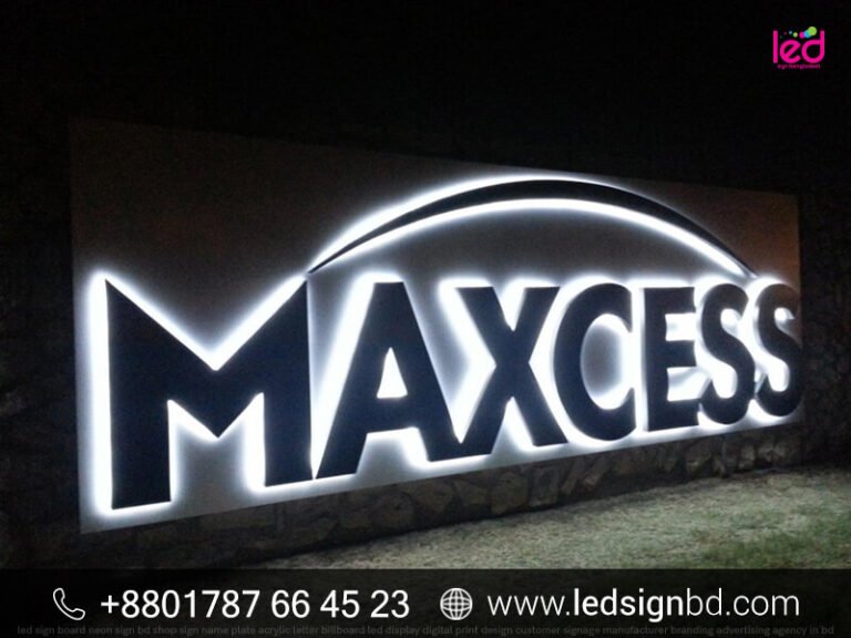 3D Illuminated Signs For Businesses Manufacturer in BD