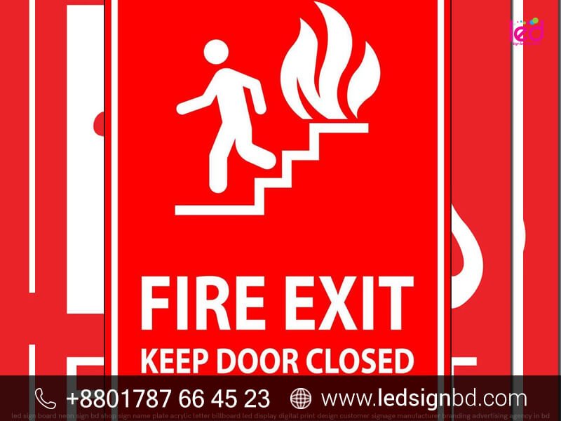 Fire Safety Industrial Signage Supplier Company