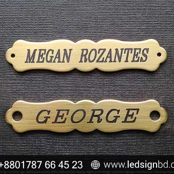 Western Custom Saddle Name Plates Pricing