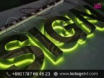 Custom 3D Acrylic Channel Letters & LED Signs Pricing BD