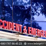 Hospital Custom 3D LED Acrylic Signs SS Bata Model