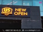 Theater Acrylic High Letter LED Signs Pricing in Bangladesh