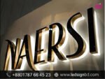 3D Gold SS Shop Sign Letter Price in BD