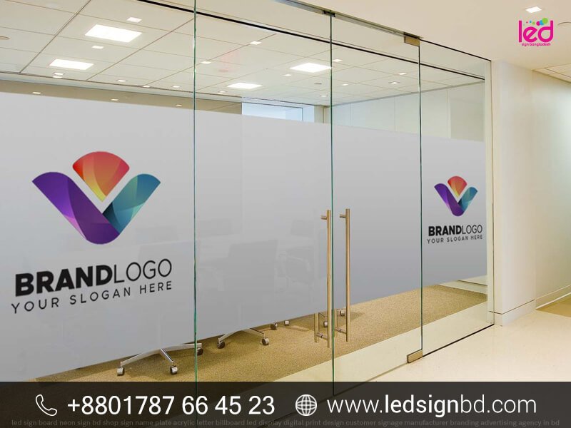 Custom Frosted Vinyl Sticker in Bangladesh