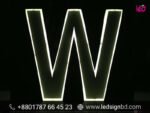 3D Bata Model Acrylic Letter LED Light Board