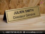 Office SS Desk Name Plate Custom Design