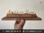 Office SS Desk Name Plate Custom Design