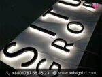 Acrylic Letter LED Sign Board Price