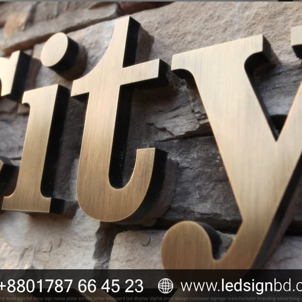 Custom Acrylic 3D Top Letter Logo Sign Price