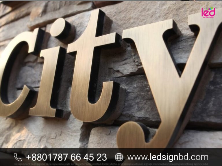 Custom Acrylic 3D Top Letter Logo Sign Price