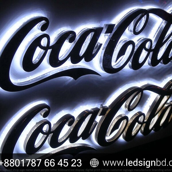 Custom Coca Cola Store & Shop Letter Sign Board