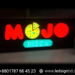 Custom MS Embossed Letters with LED Light Price