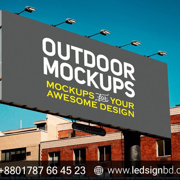 Custom Top Billboard Advertising Sign Board