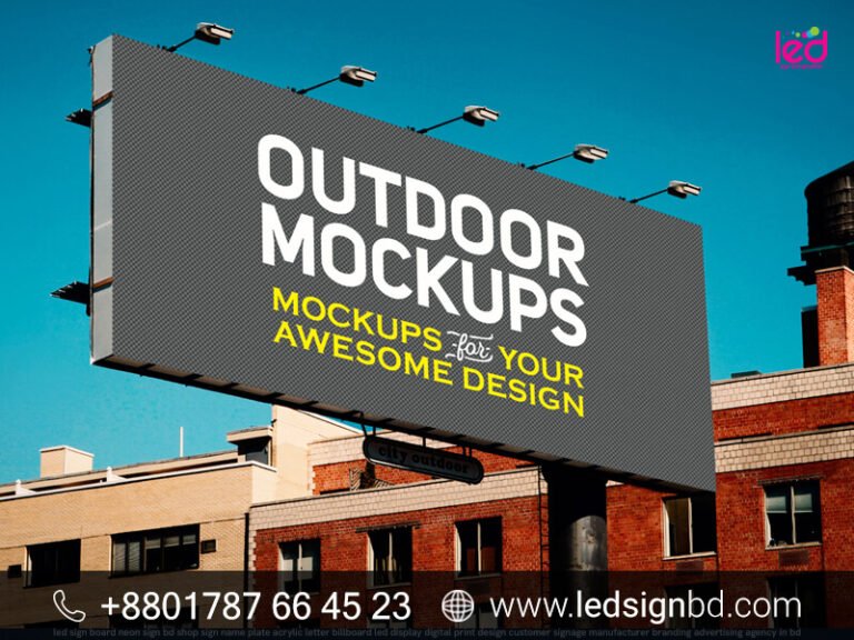 Custom Top Billboard Advertising Sign Board