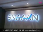 Acrylic Advertising Custom LED Top Sign Board