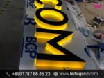 SS Custom Acrylic Letter Sign Board Price