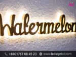 Custom Made Acrylic Illuminated Letter Sign Price