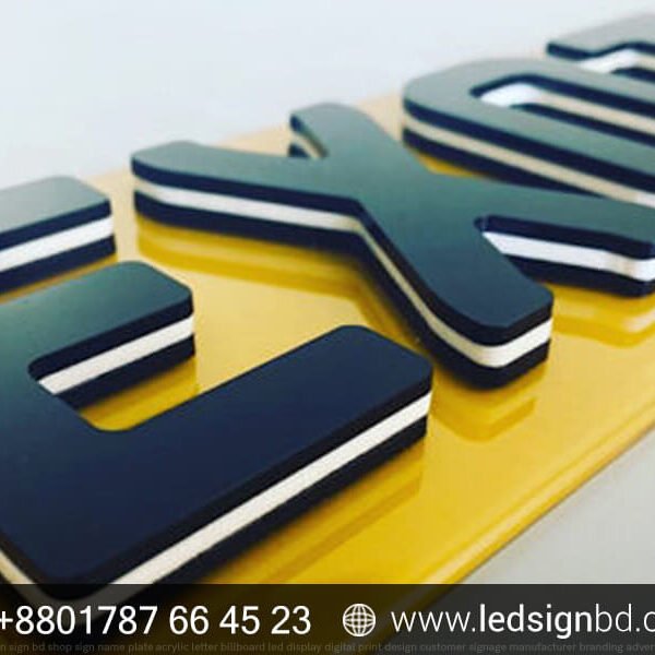 Custom Acrylic Letter LED Sign ACP Board