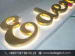 Stainless Steel Custom LED Sign Board Price