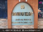 SS Acrylic Top Custom Letter Sign Board Price