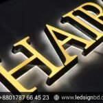 Custom Acrylic High Letter LED Sign Board Price