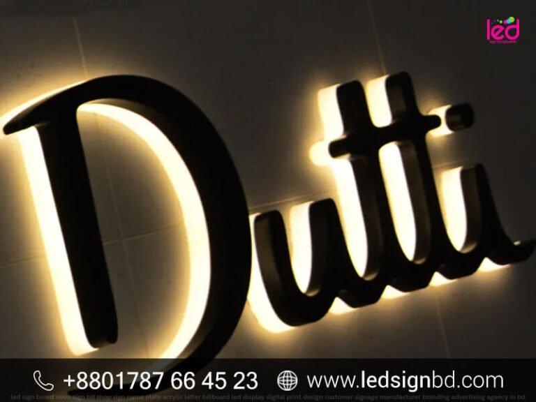 3D Custom Gold SS Shop Sign Letter Price