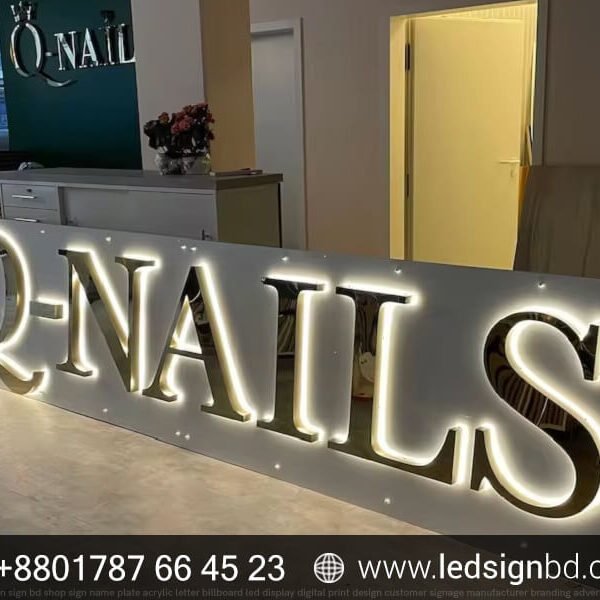 Custom Made Acrylic Illuminated Letter Sign Price