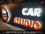 Acrylic Advertising Custom LED Top Sign Board