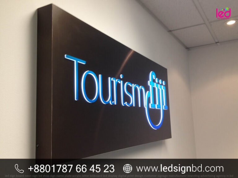 3D Custom Illuminated Office Sign Board Price