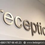 Stainless Steel Custom LED Sign Board Price