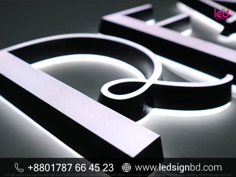 Best Custom 3D Acrylic LED Sign Pricing