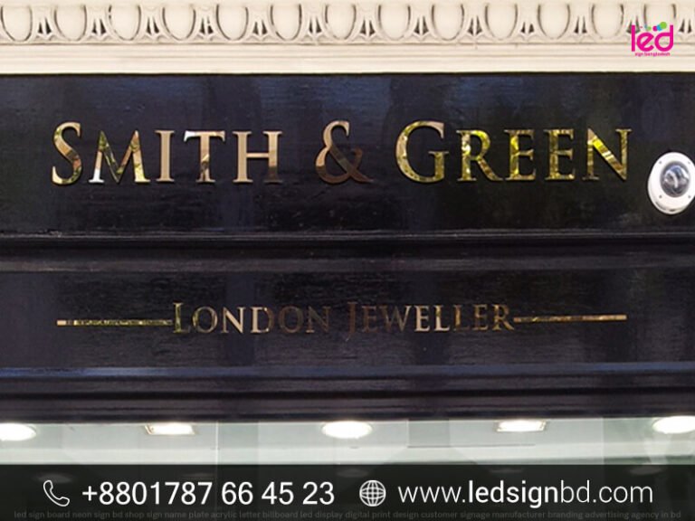 Top Polished Gold Steel Shop Sign Letter Price